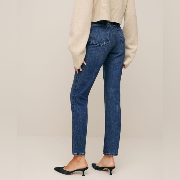 Reformation Liza high rise straight long jeans nwot - Picture 3 of 5